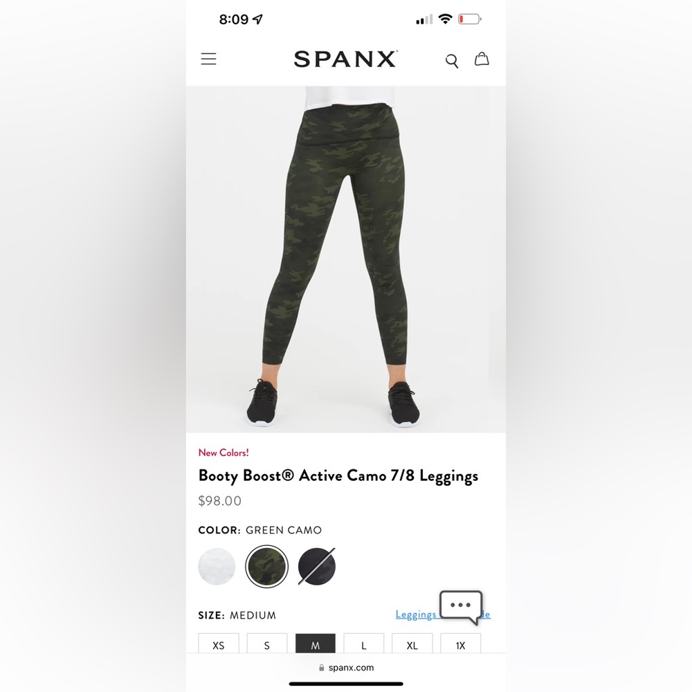 NWOT med camo leggings